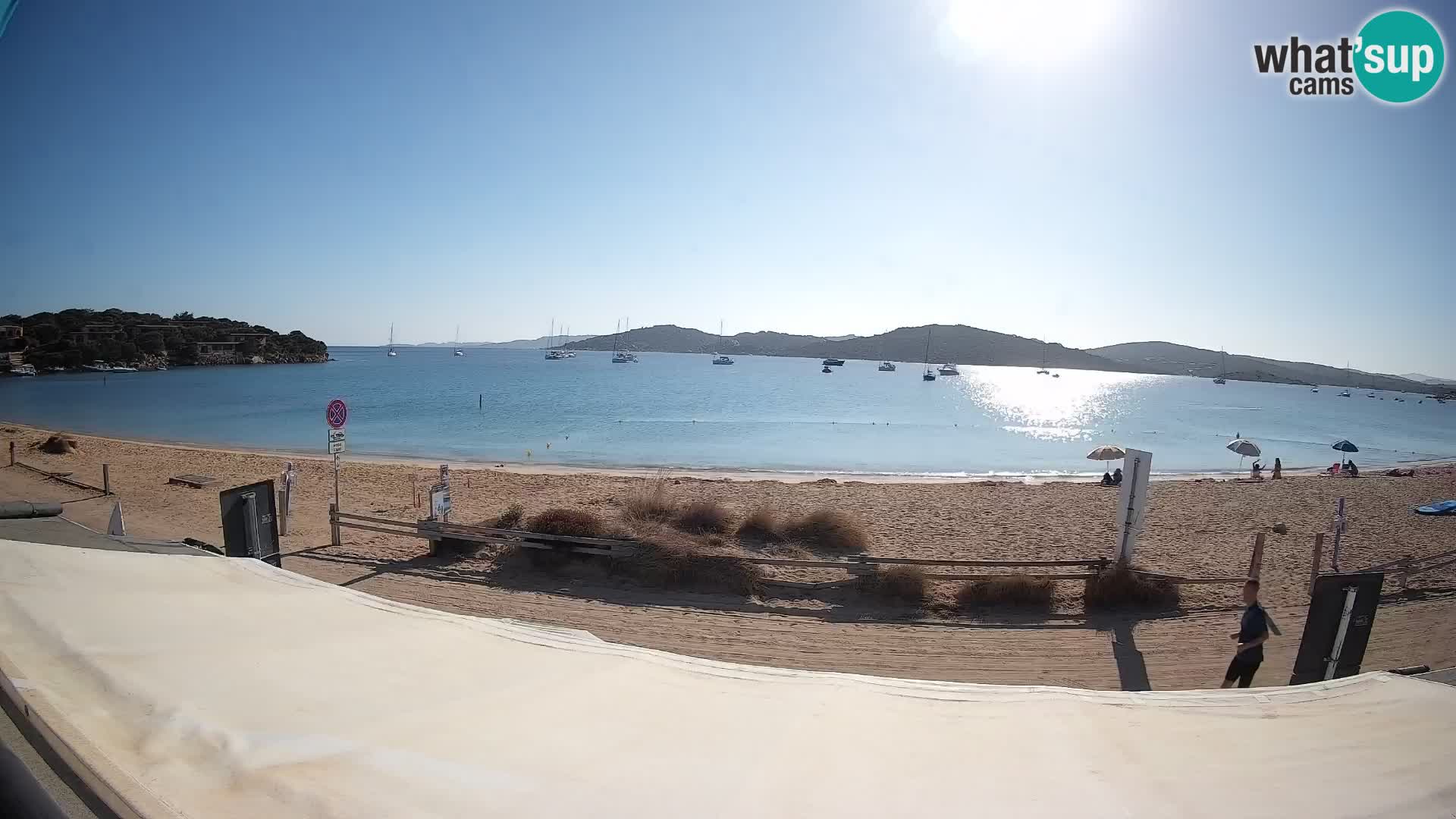 Webcam en direct de planche à voile et de kite surf à Porto Pollo – Sardaigne – Italie
