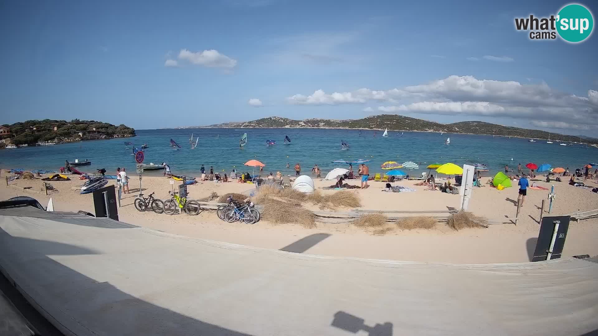 Porto Pollo Windsurfen und Kitesurfen Live-Webcam – Sardinien – Italien