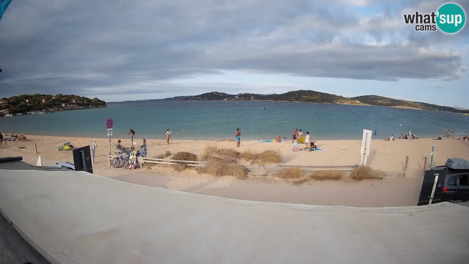 Porto Pollo Windsurfing and Kite surfing live webcam – Sardinia – Italy