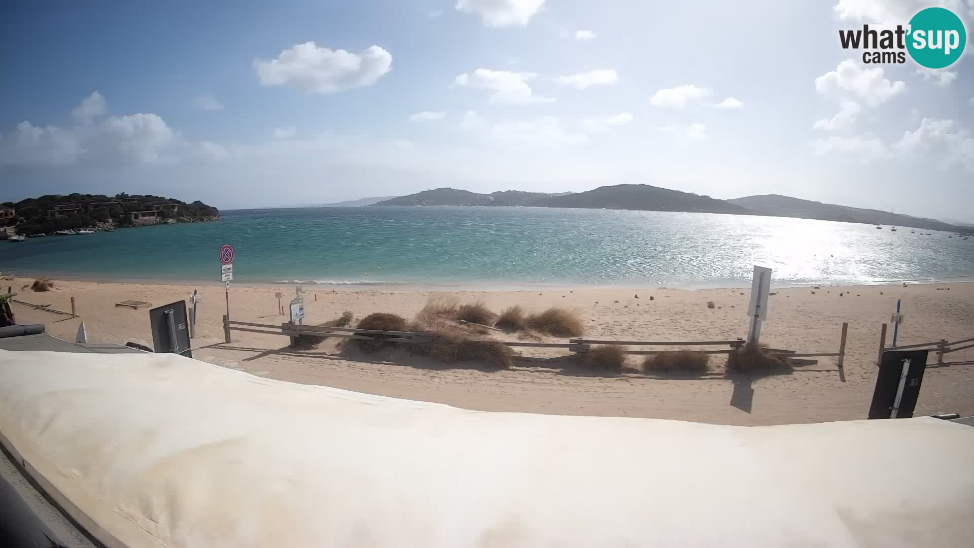 Porto Pollo Windsurfing and Kite surfing live webcam – Sardinia – Italy