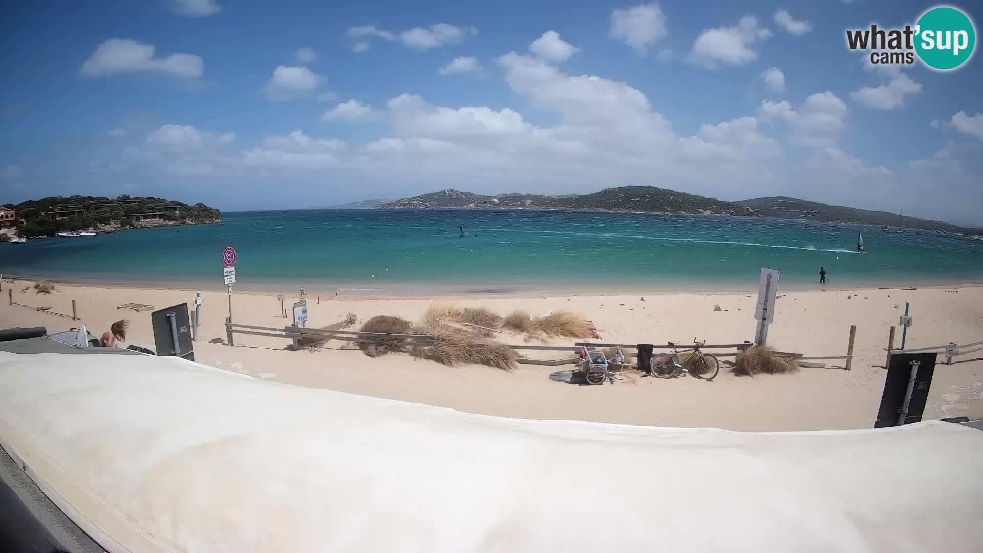 Porto Pollo Windsurfing and Kite surfing live webcam – Sardinia – Italy
