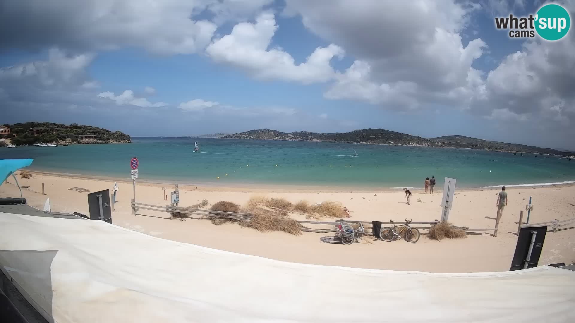 Porto Pollo Windsurfing and Kite surfing live webcam – Sardinia – Italy