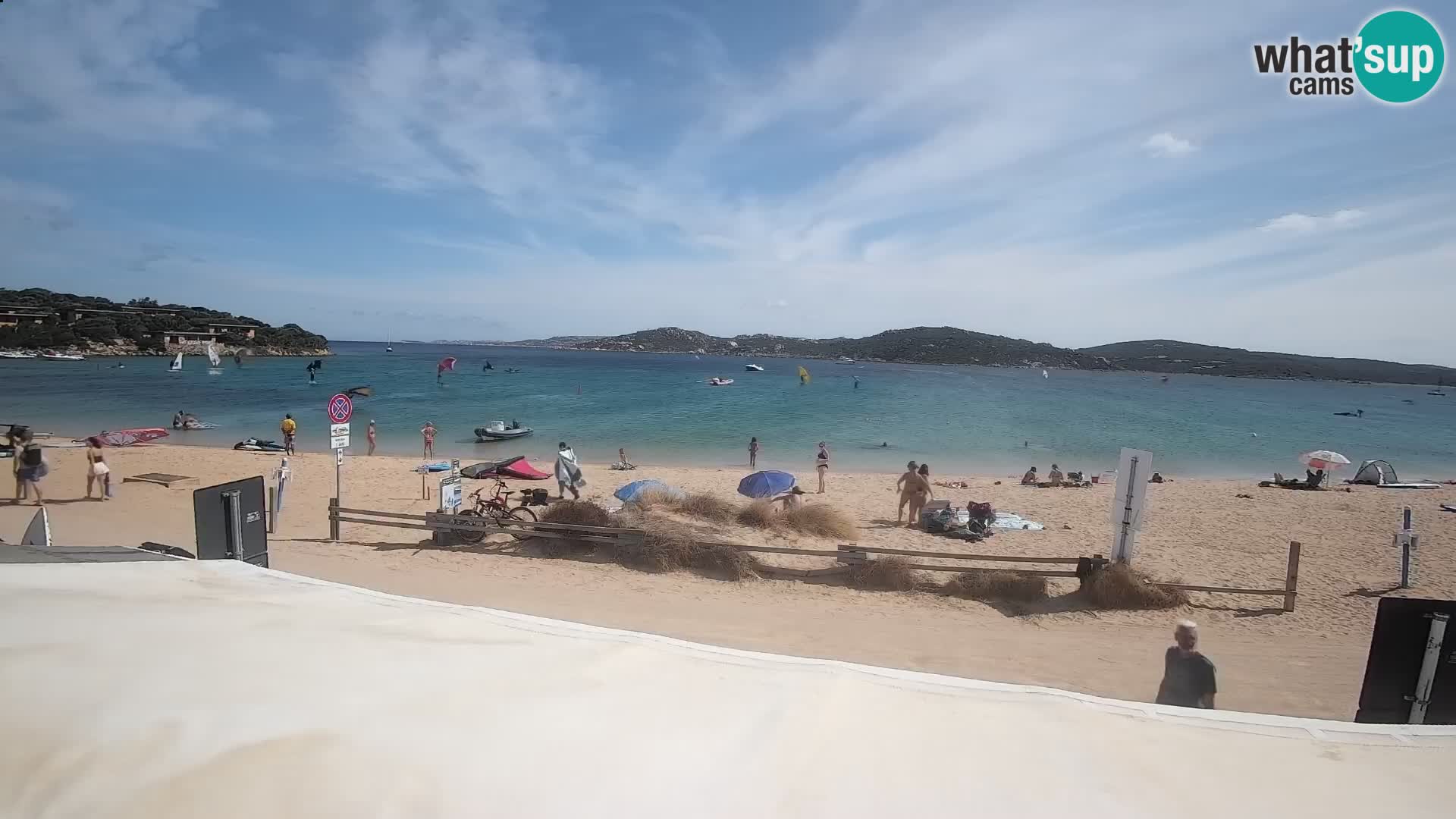 Porto Pollo Windsurfen und Kitesurfen Live-Webcam – Sardinien – Italien