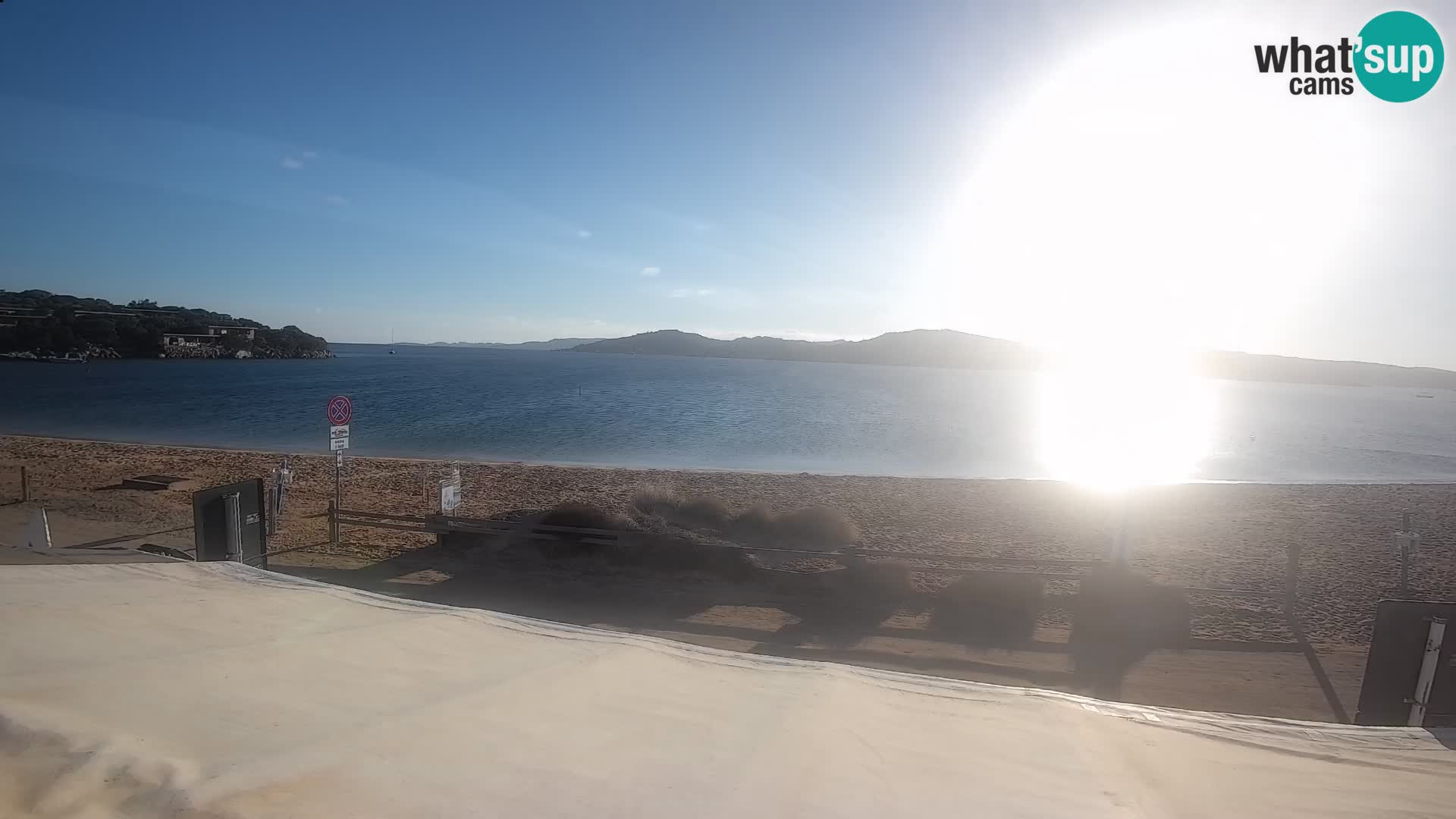 Porto Pollo Windsurfing and Kite surfing live webcam – Sardinia – Italy