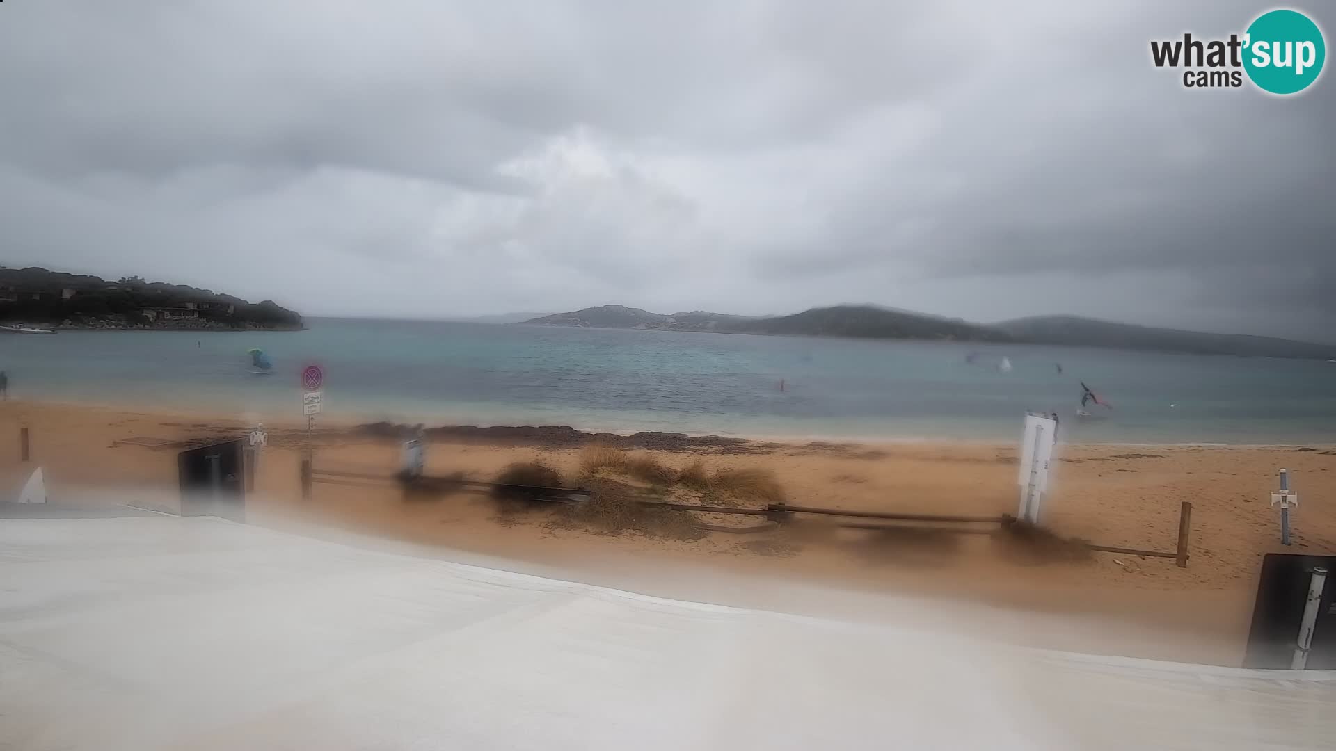 Porto Pollo Windsurfing and Kite surfing live webcam – Sardinia – Italy
