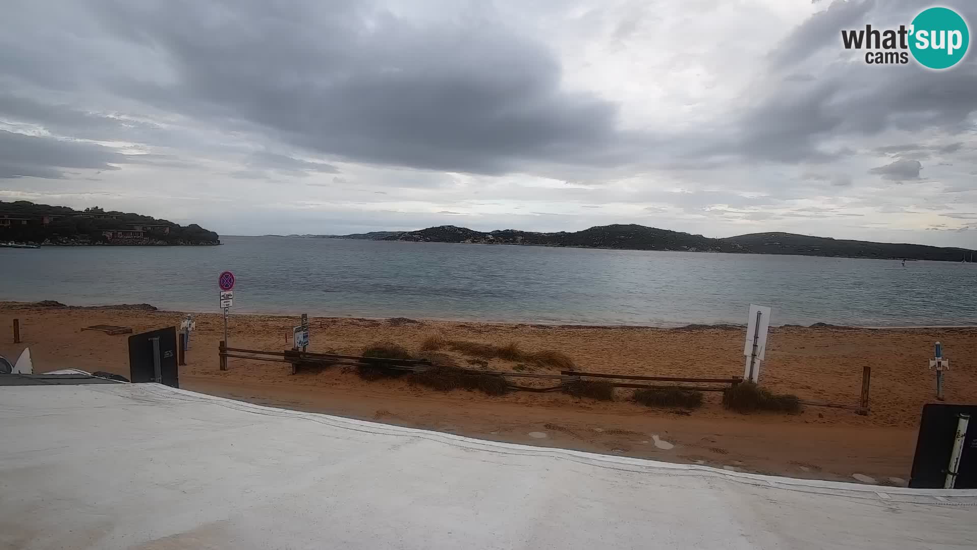Webcam en direct de planche à voile et de kite surf à Porto Pollo – Sardaigne – Italie