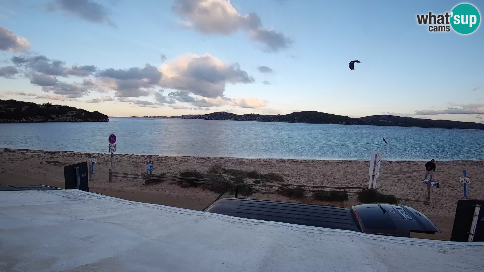 Porto Pollo Windsurfing and Kite surfing live webcam – Sardinia – Italy