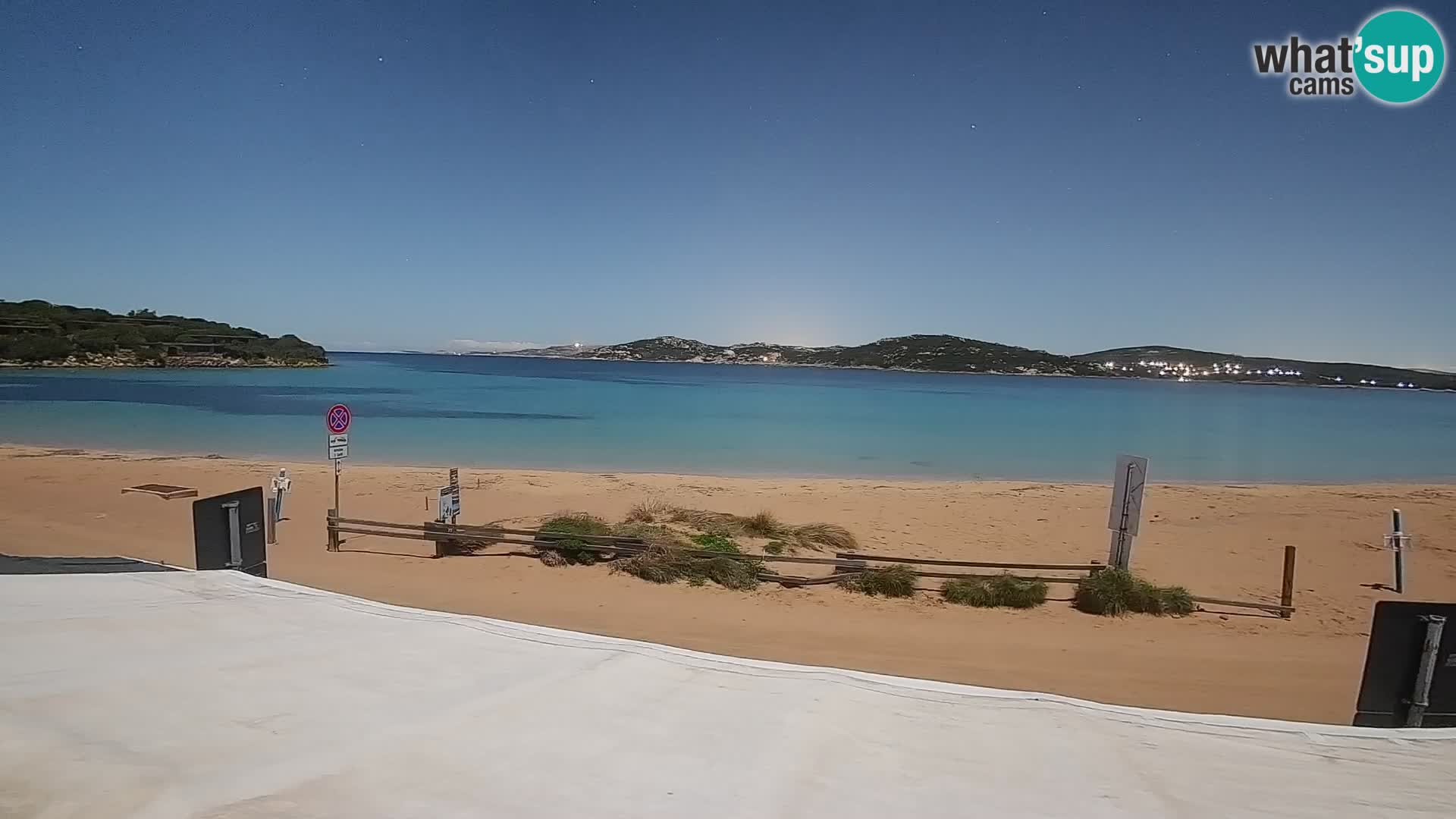 Webcam en direct de planche à voile et de kite surf à Porto Pollo – Sardaigne – Italie