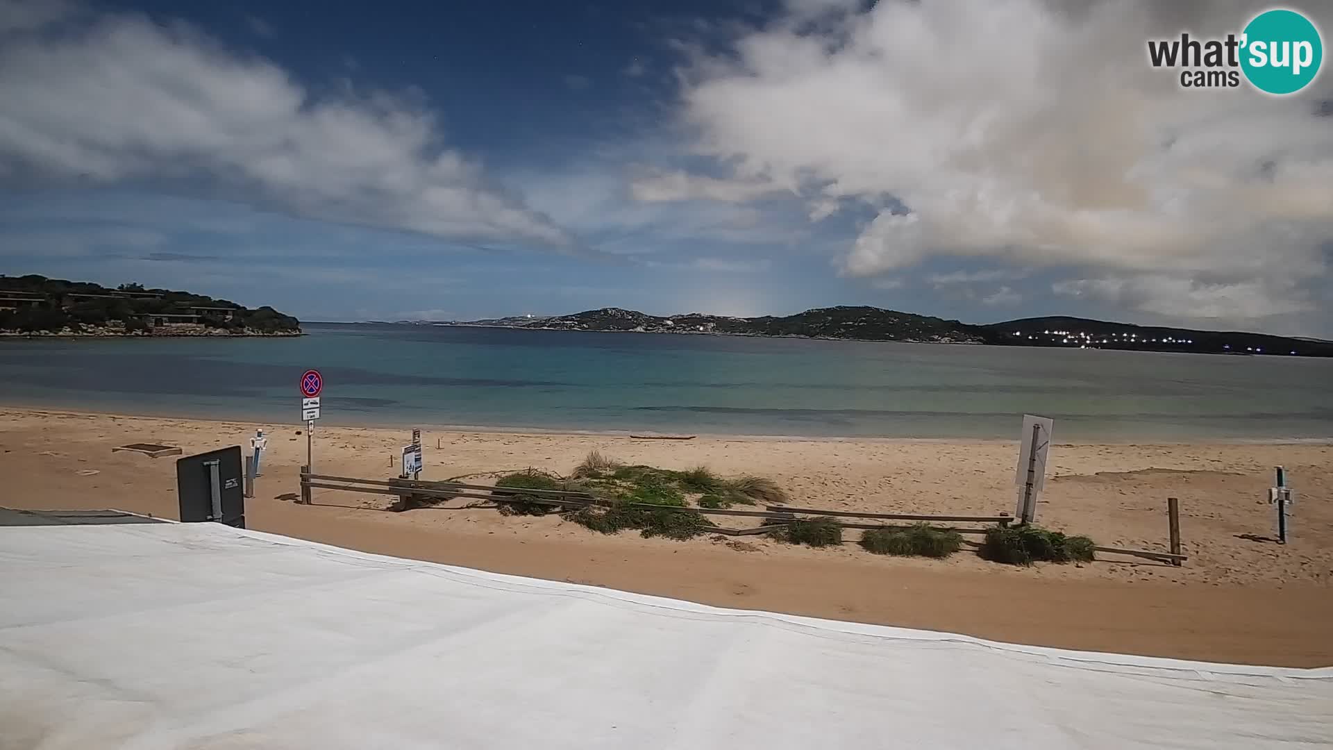 Webcam en direct de planche à voile et de kite surf à Porto Pollo – Sardaigne – Italie