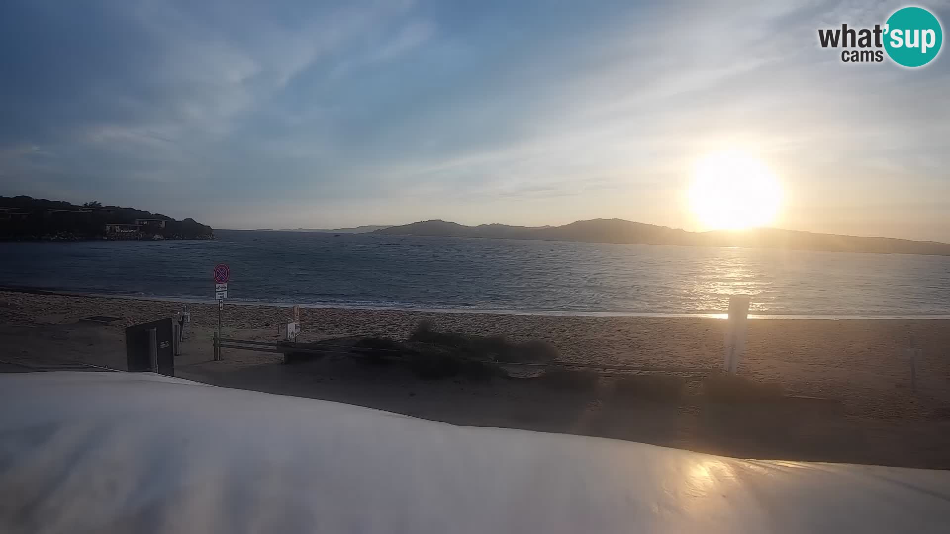 Webcam en direct de planche à voile et de kite surf à Porto Pollo – Sardaigne – Italie