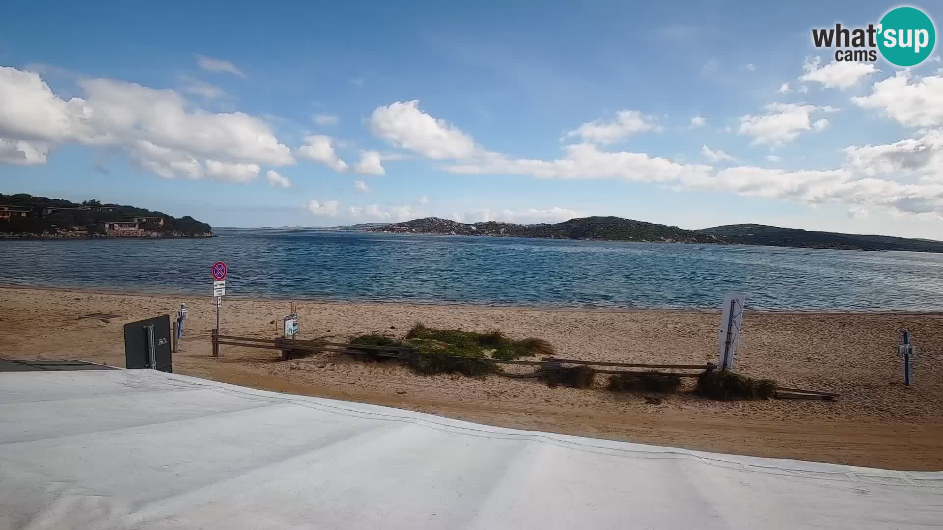 Webcam en direct de planche à voile et de kite surf à Porto Pollo – Sardaigne – Italie
