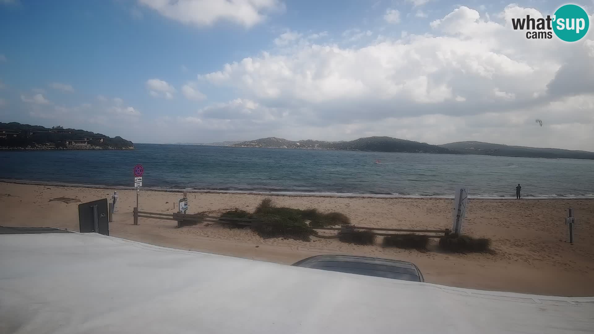 Porto Pollo Windsurfing and Kite surfing live webcam – Sardinia – Italy