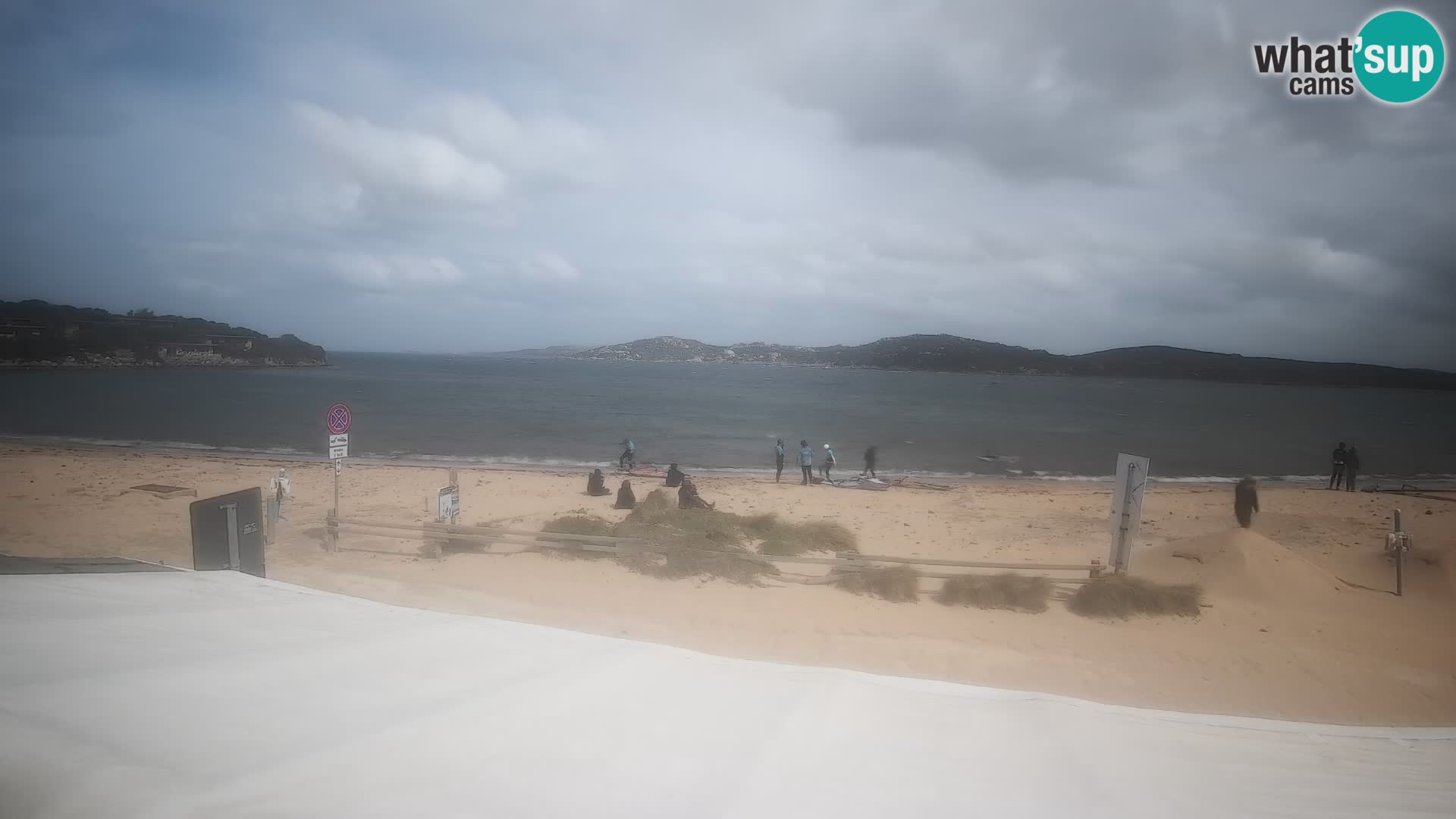 Webcam en direct de planche à voile et de kite surf à Porto Pollo – Sardaigne – Italie