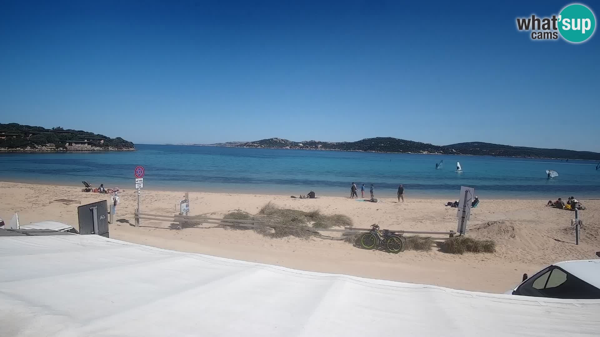 Porto Pollo Windsurfen und Kitesurfen Live-Webcam – Sardinien – Italien
