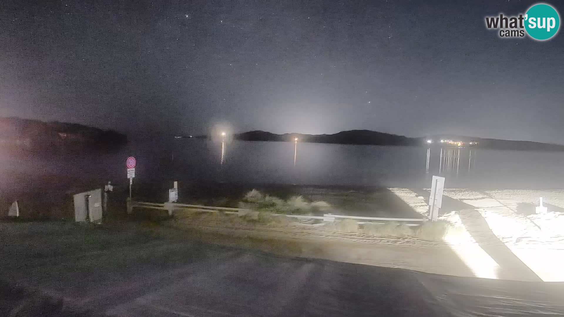 Spletna kamera v živo za jadranje na deski in kajtanje Porto Pollo – Sardinija – Italija