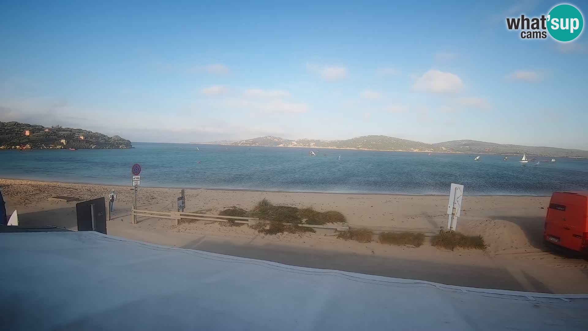 Porto Pollo Windsurfing i Kite surfanje web kamera uživo – Sardinija – Italija