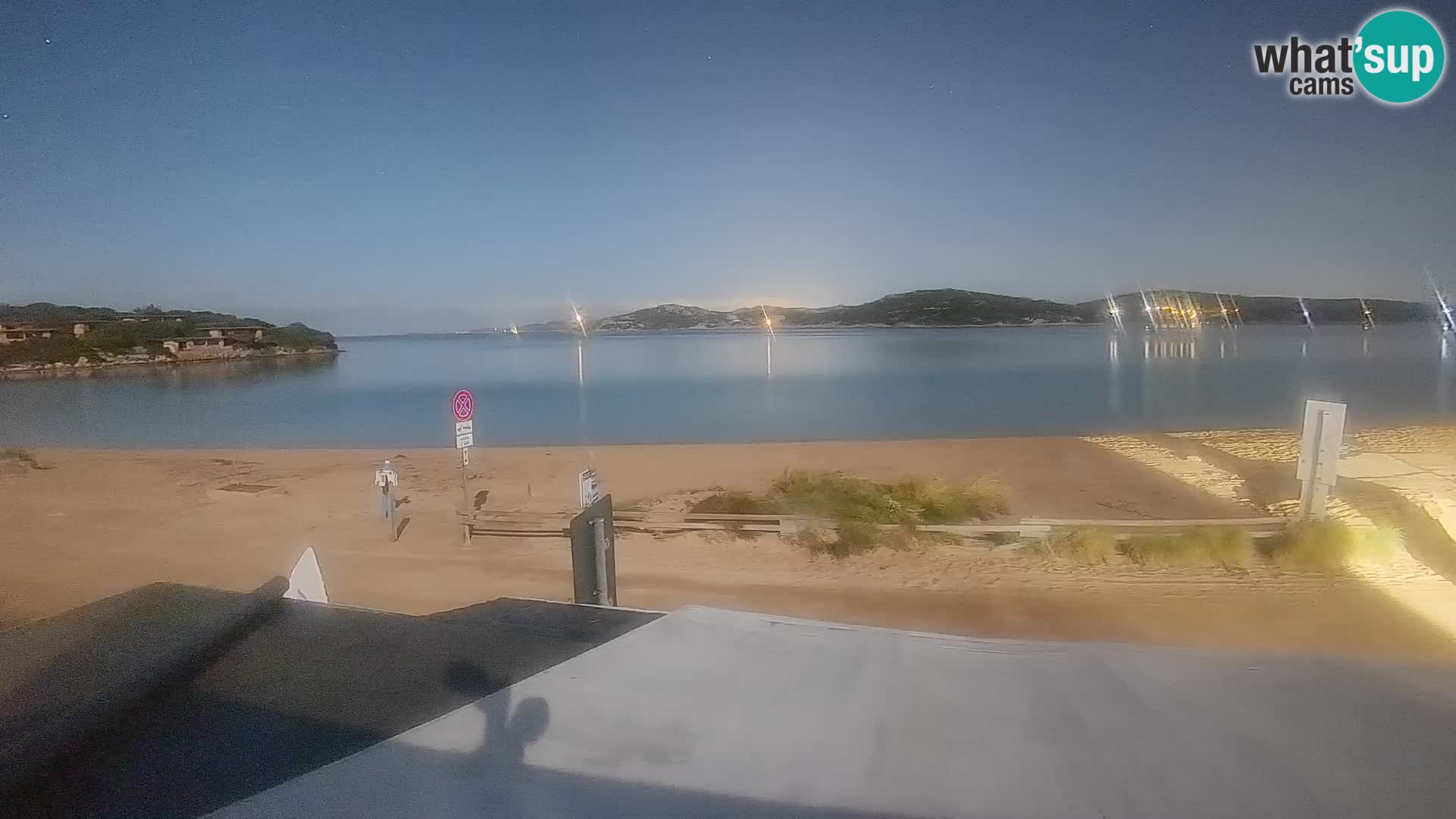 Webcam en direct de planche à voile et de kite surf à Porto Pollo – Sardaigne – Italie