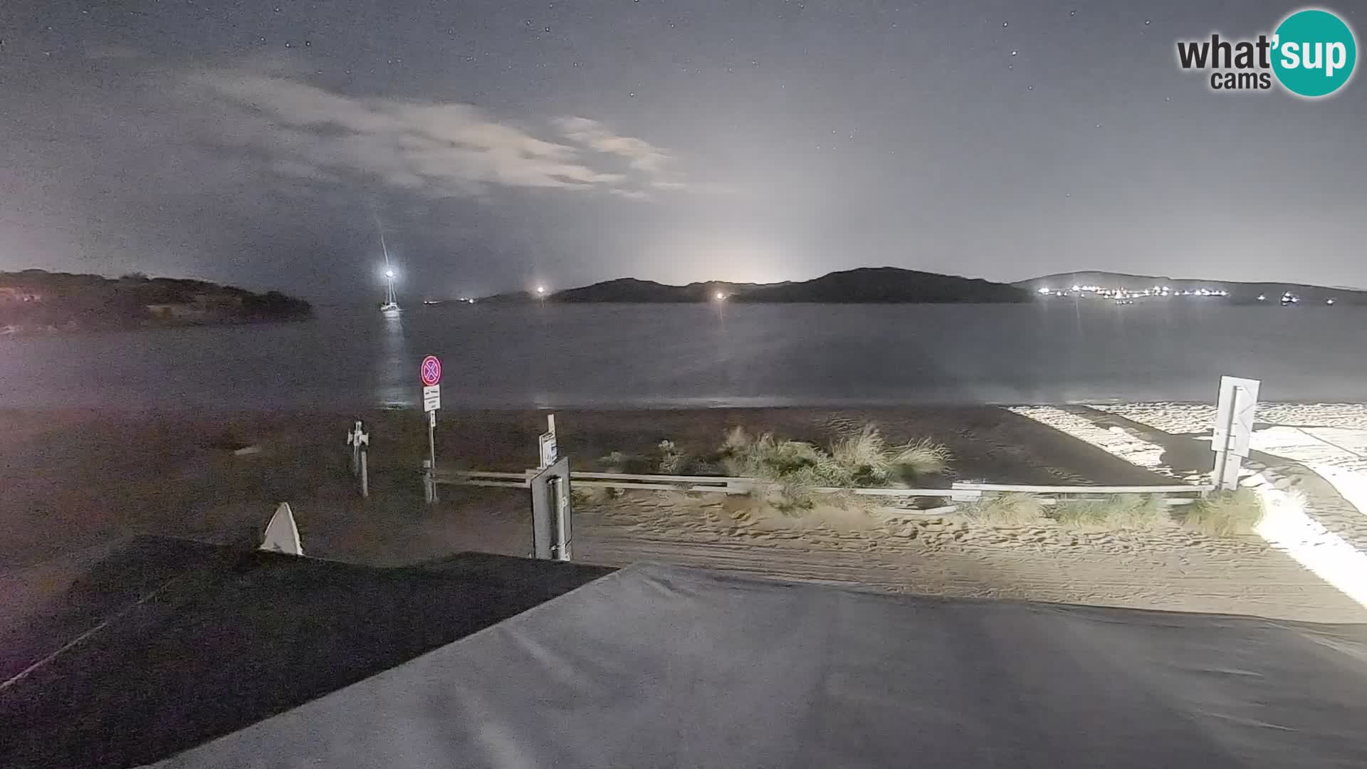 Webcam en direct de planche à voile et de kite surf à Porto Pollo – Sardaigne – Italie