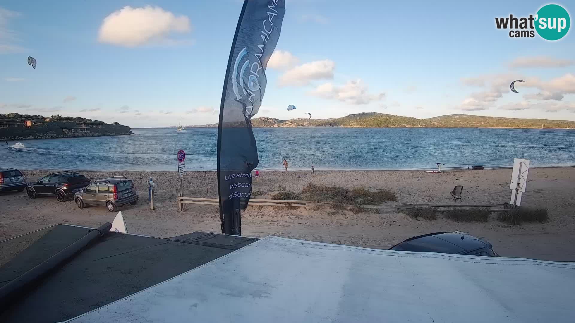Porto Pollo Windsurfen und Kitesurfen Live-Webcam – Sardinien – Italien