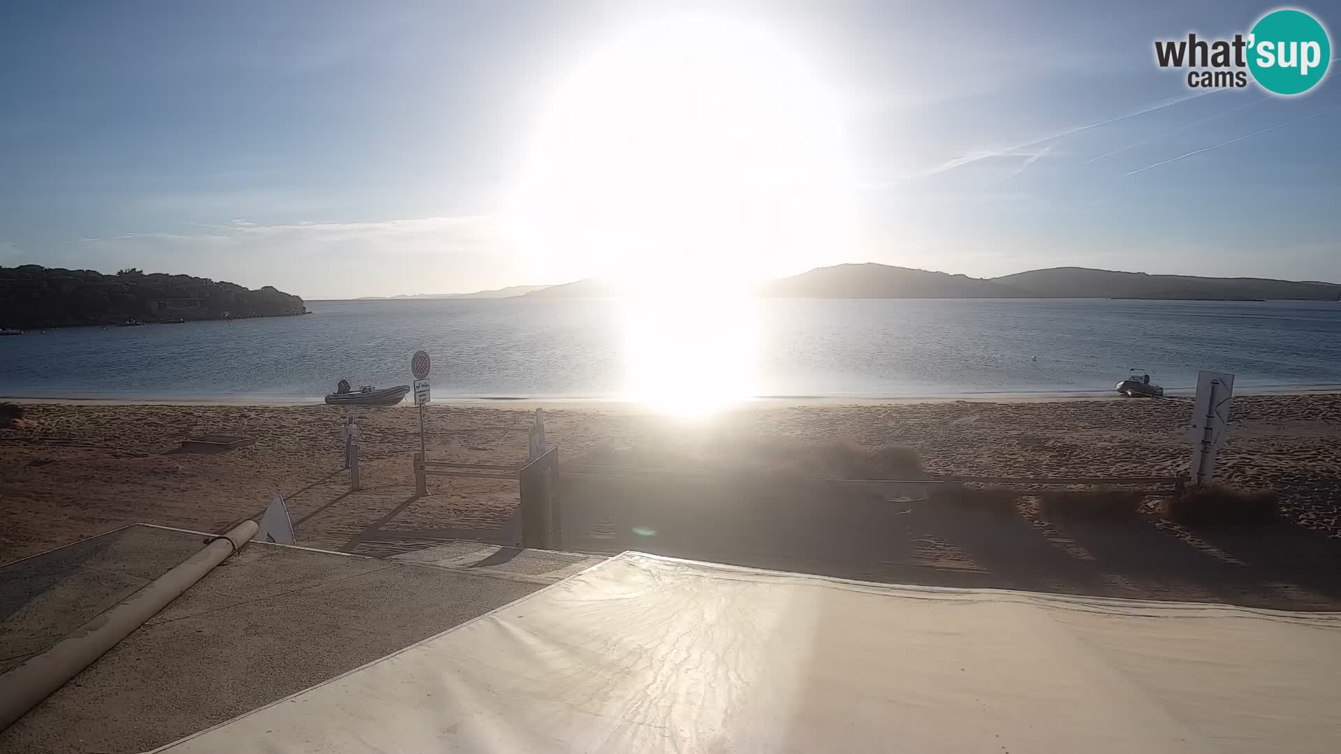 Porto Pollo Windsurfing and Kite surfing live webcam – Sardinia – Italy