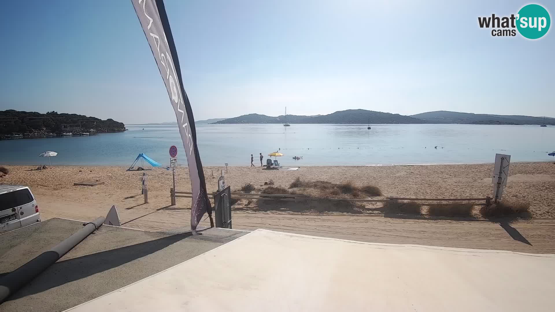 Webcam en direct de planche à voile et de kite surf à Porto Pollo – Sardaigne – Italie