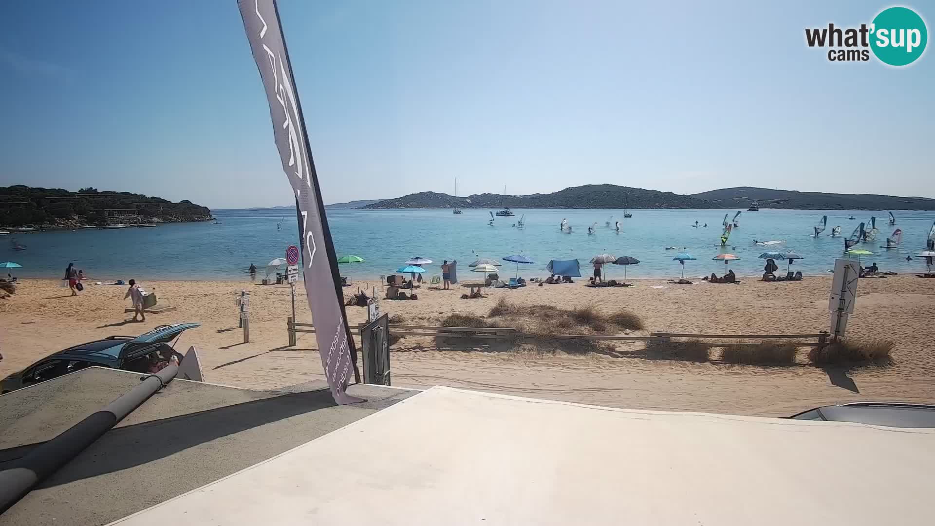 Porto Pollo Windsurfen und Kitesurfen Live-Webcam – Sardinien – Italien