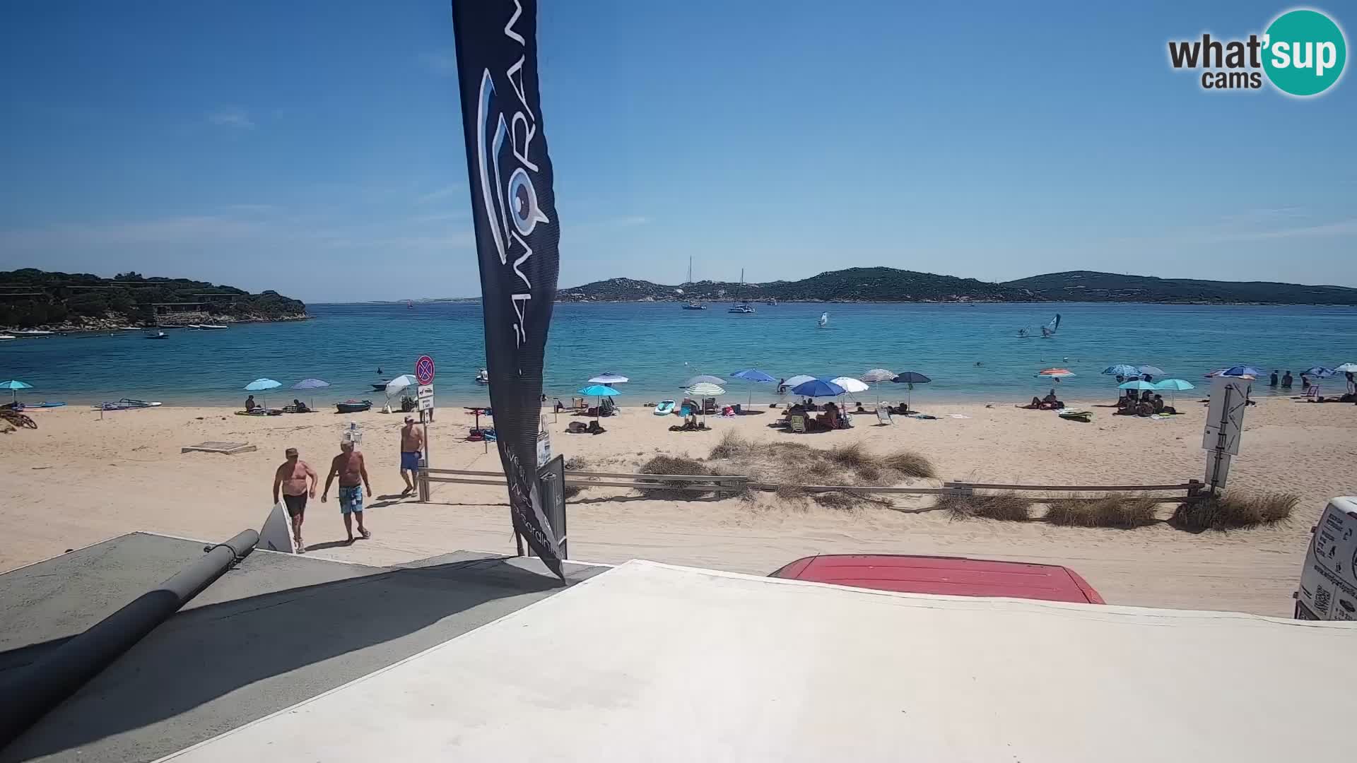 Porto Pollo Windsurfen und Kitesurfen Live-Webcam – Sardinien – Italien