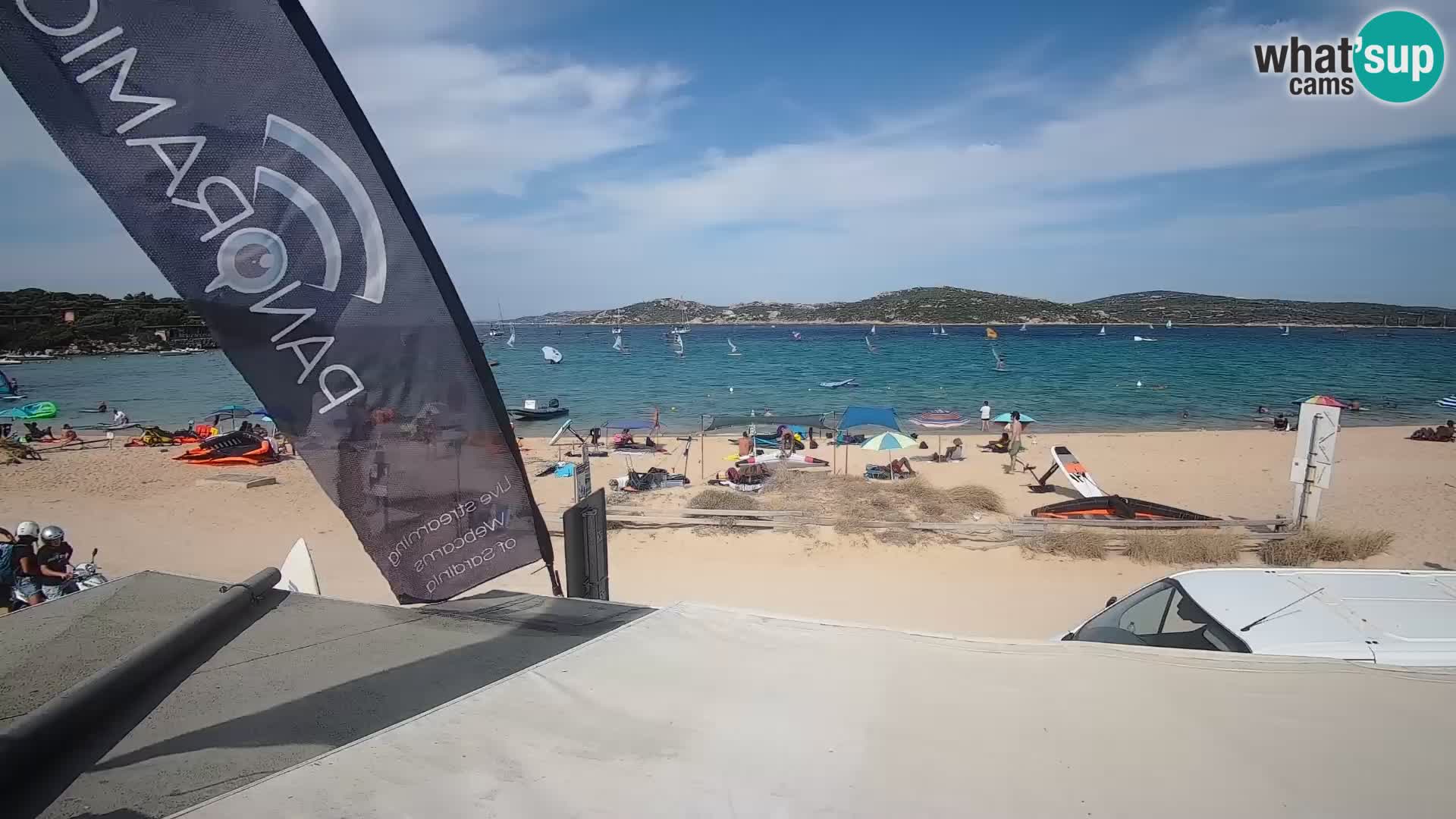 Porto Pollo Windsurfing and Kite surfing live webcam – Sardinia – Italy