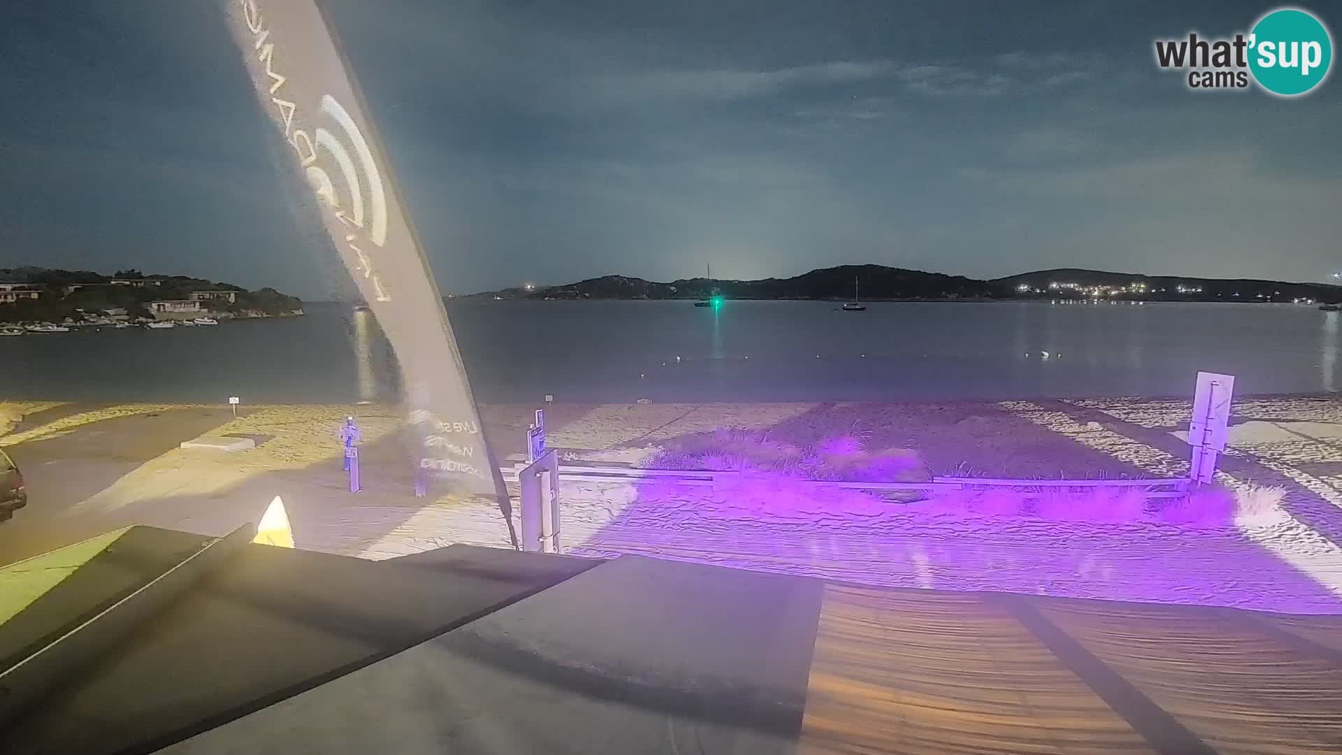 Webcam en direct de planche à voile et de kite surf à Porto Pollo – Sardaigne – Italie