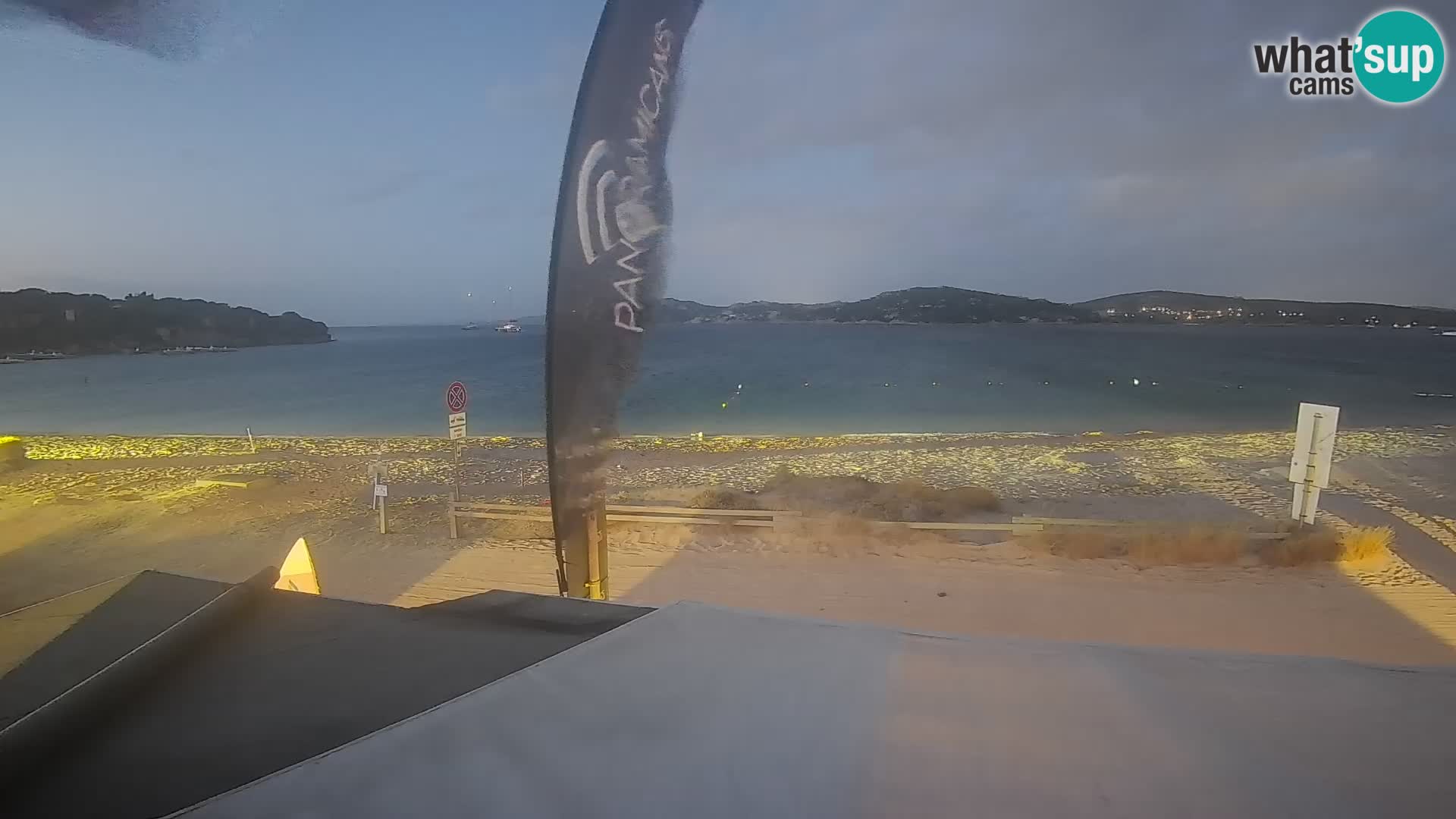 Porto Pollo Windsurfing and Kite surfing live webcam – Sardinia – Italy