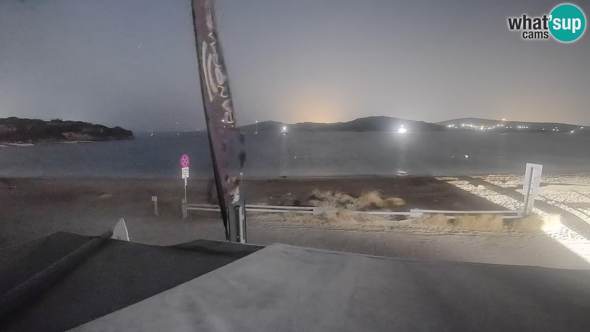 Webcam en direct de planche à voile et de kite surf à Porto Pollo – Sardaigne – Italie