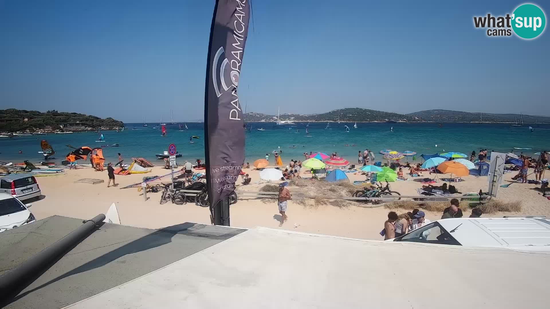 Porto Pollo Windsurfen und Kitesurfen Live-Webcam – Sardinien – Italien