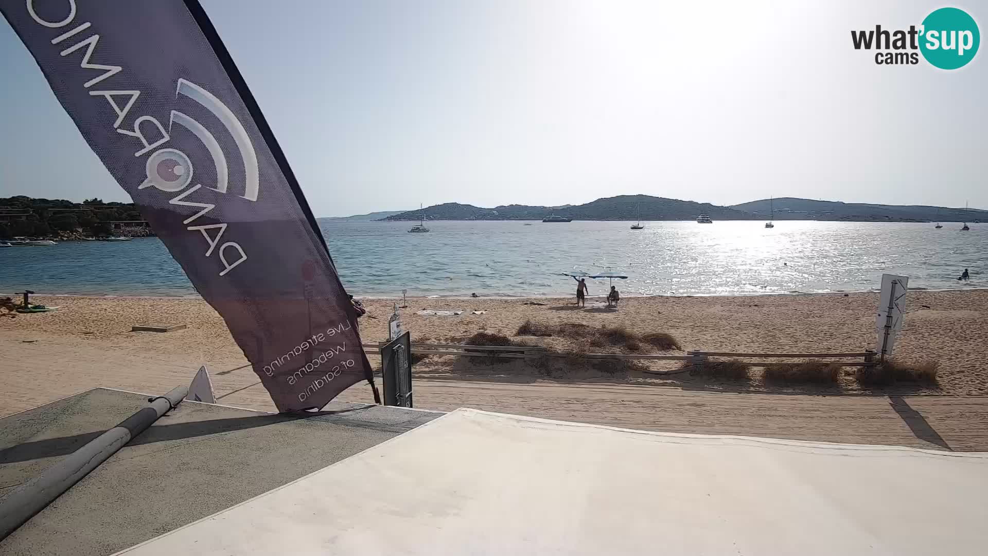 Porto Pollo Windsurfen und Kitesurfen Live-Webcam – Sardinien – Italien