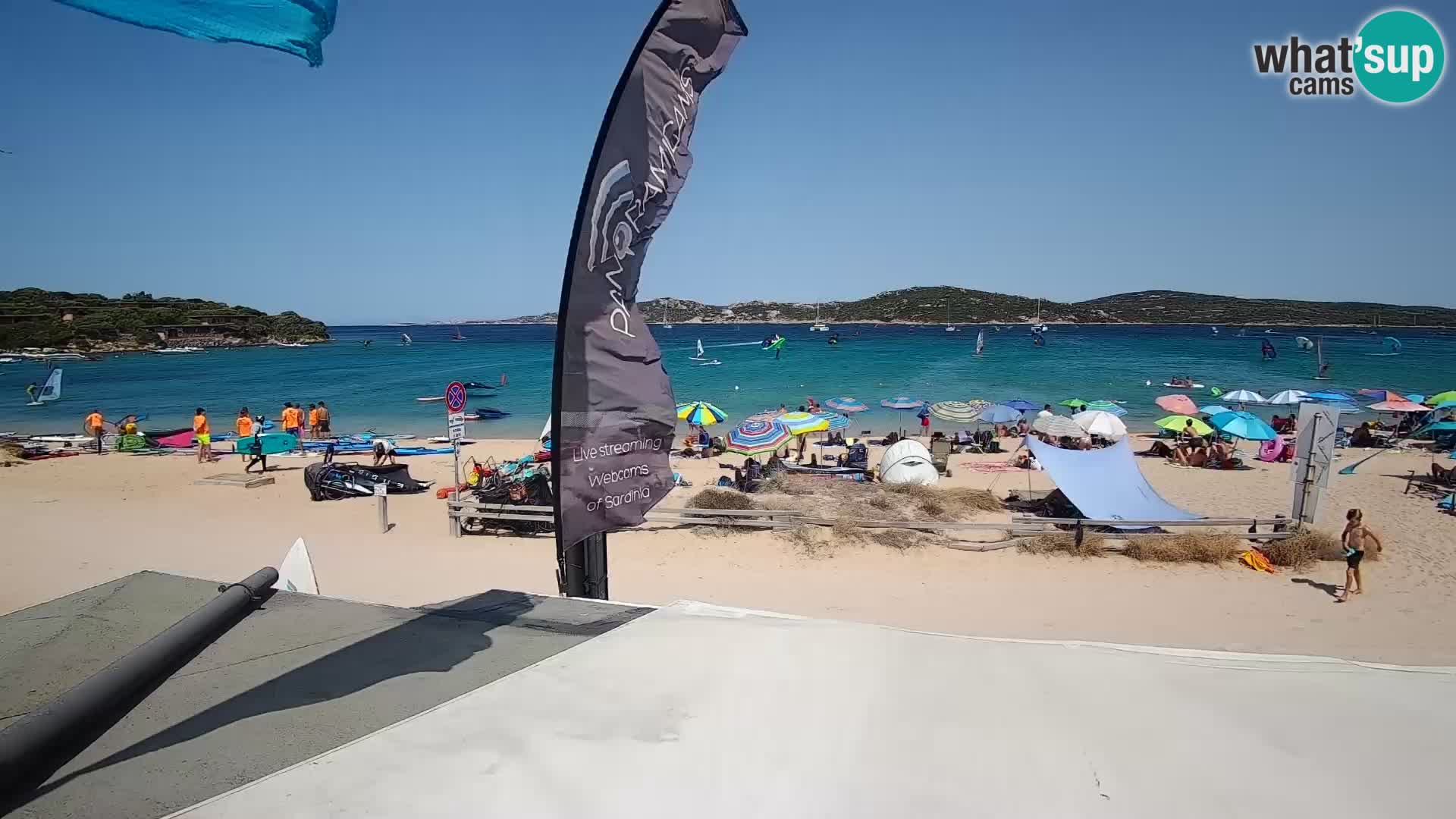 Porto Pollo Windsurfing and Kite surfing live webcam – Sardinia – Italy