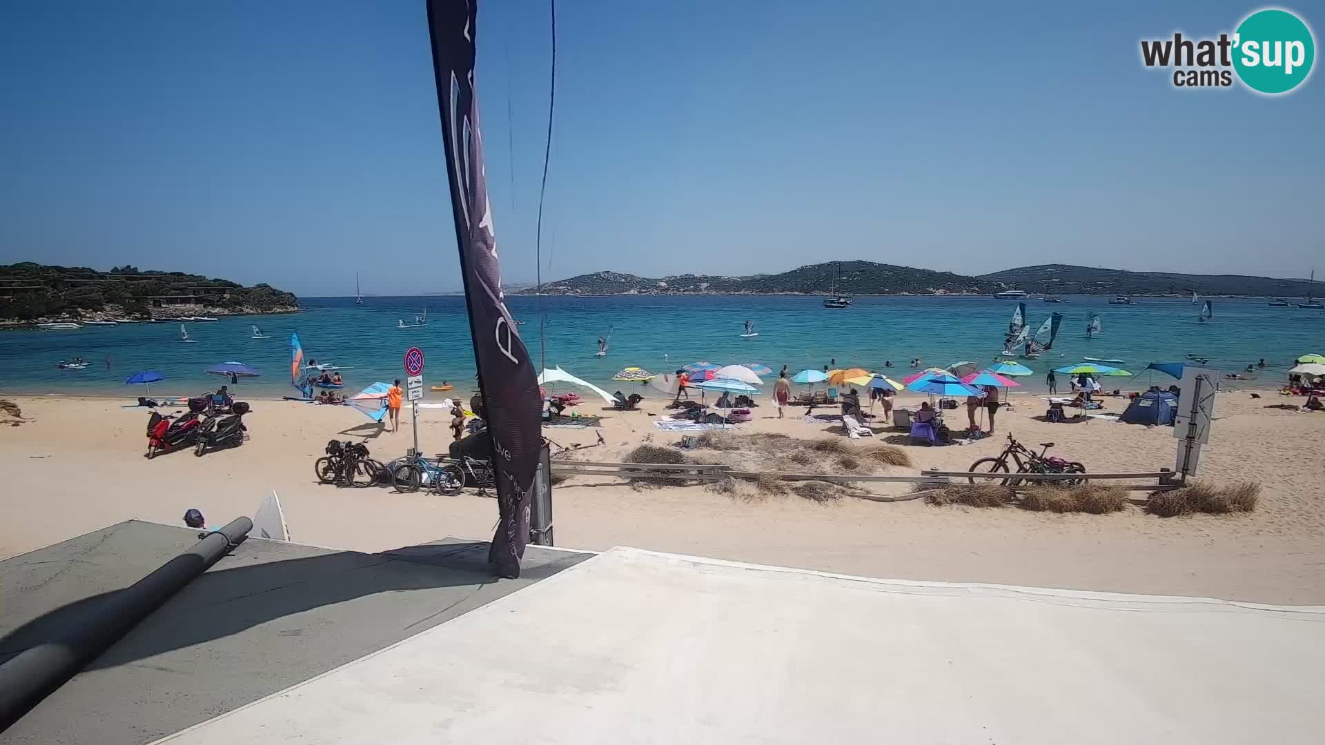 Porto Pollo Windsurfing and Kite surfing live webcam – Sardinia – Italy