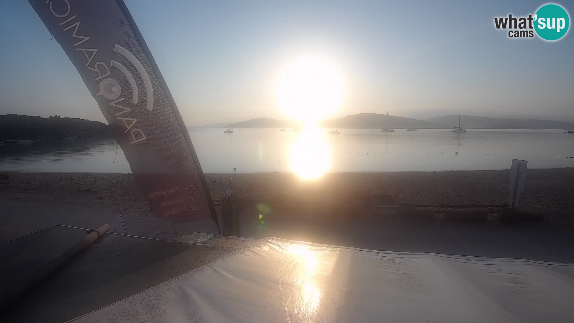 Porto Pollo Windsurfen und Kitesurfen Live-Webcam – Sardinien – Italien