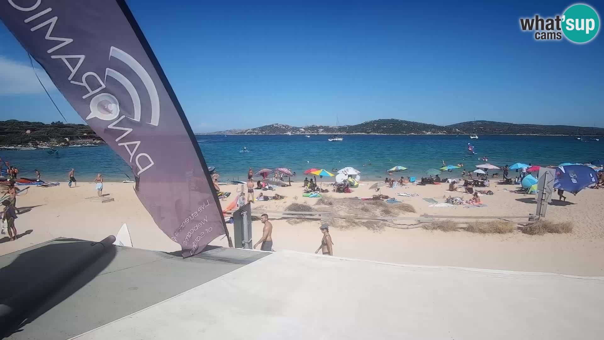 Porto Pollo Windsurfing and Kite surfing live webcam – Sardinia – Italy