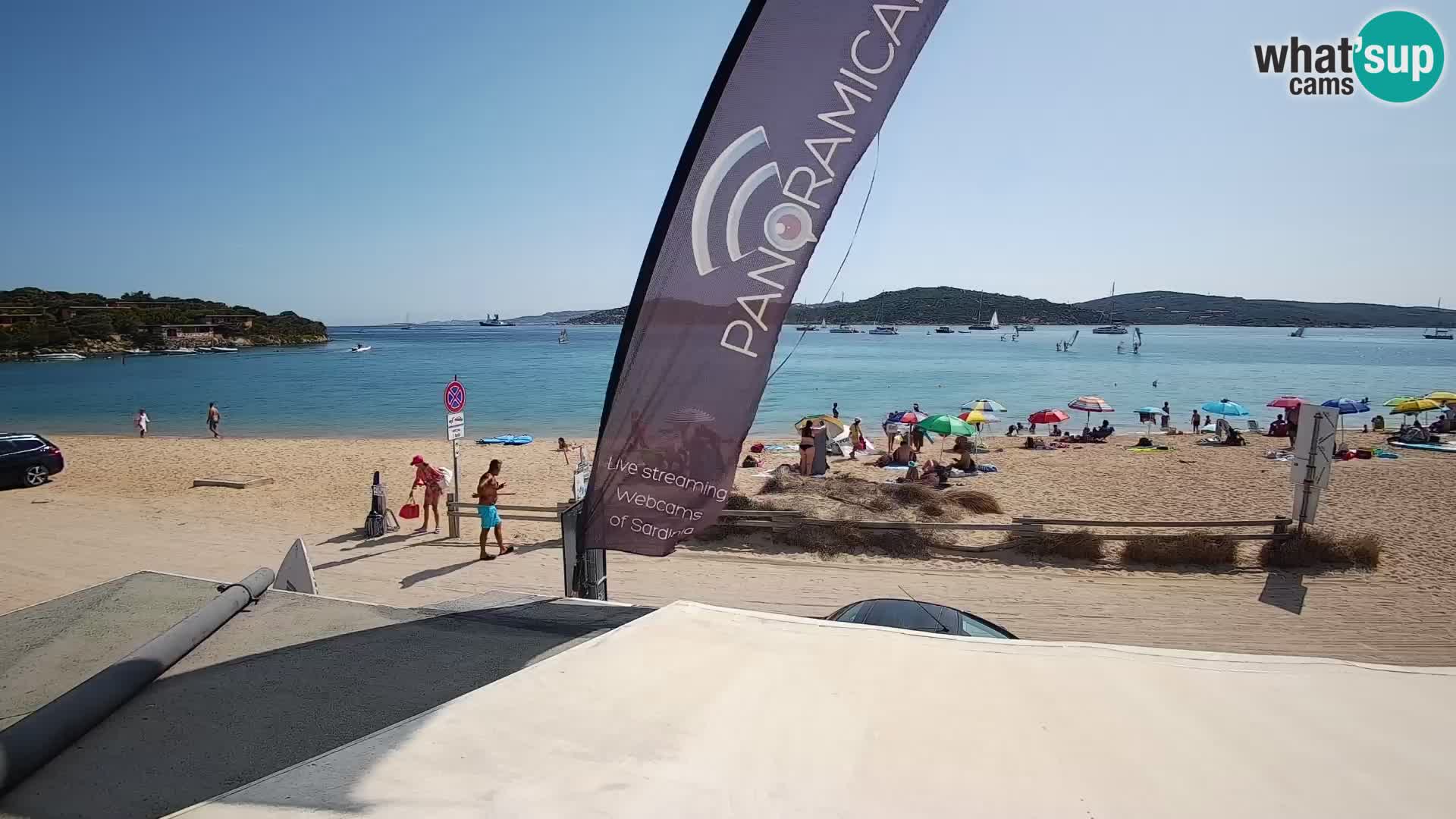 Porto Pollo Windsurfing and Kite surfing live webcam – Sardinia – Italy