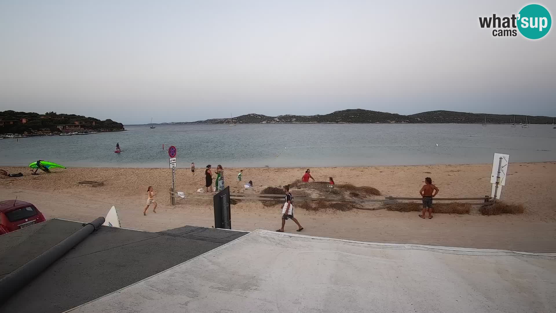 Webcam en direct de planche à voile et de kite surf à Porto Pollo – Sardaigne – Italie