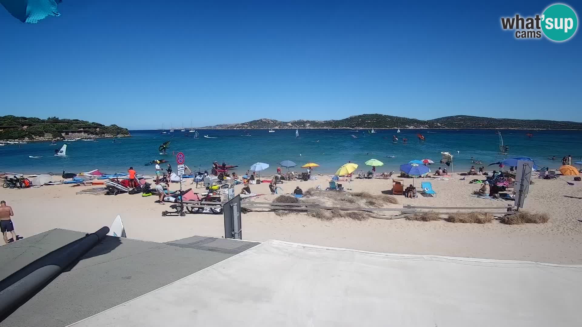 Porto Pollo Windsurfing and Kite surfing live webcam – Sardinia – Italy