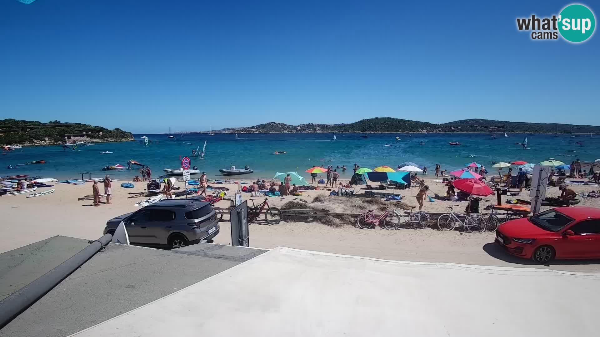 Porto Pollo Windsurfing i Kite surfanje web kamera uživo – Sardinija – Italija
