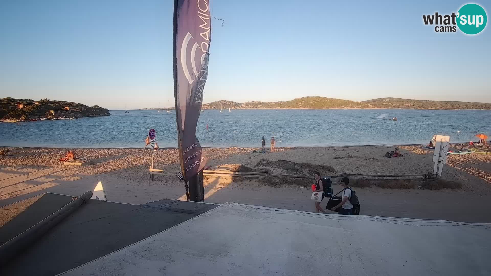 Porto Pollo Windsurfen und Kitesurfen Live-Webcam – Sardinien – Italien