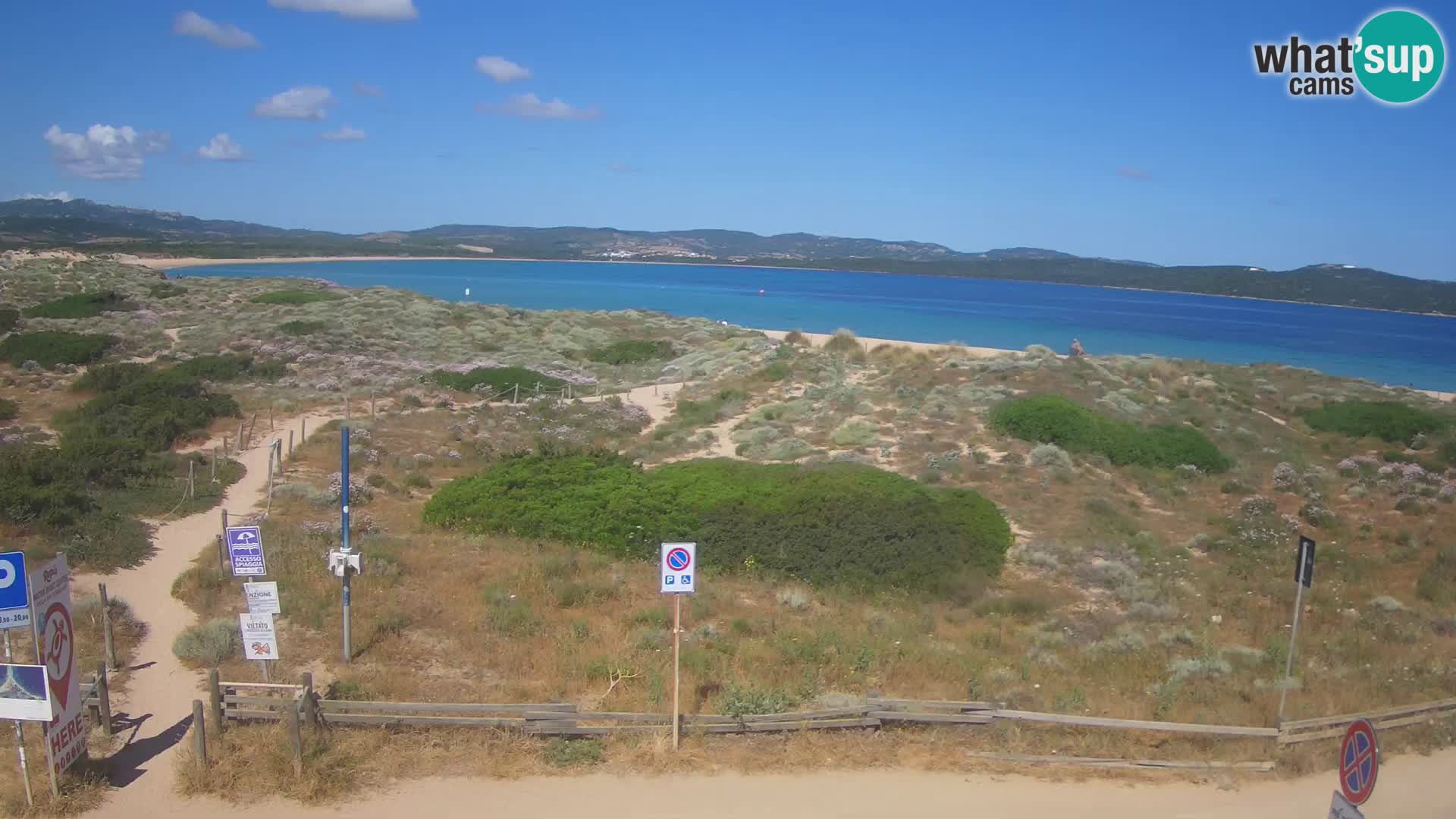 Spletna kamera plaža Porto Pollo – Rupi’s