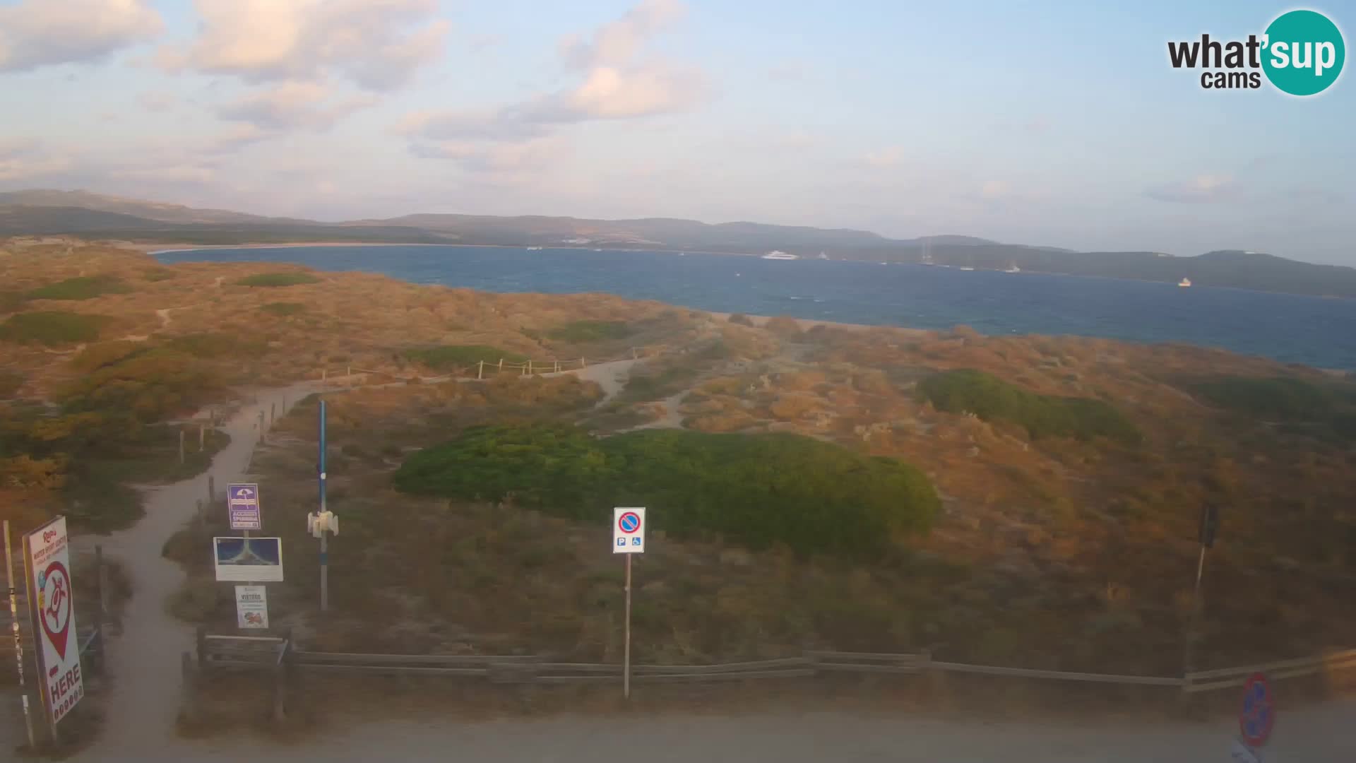 Spletna kamera plaža Porto Pollo – Rupi’s