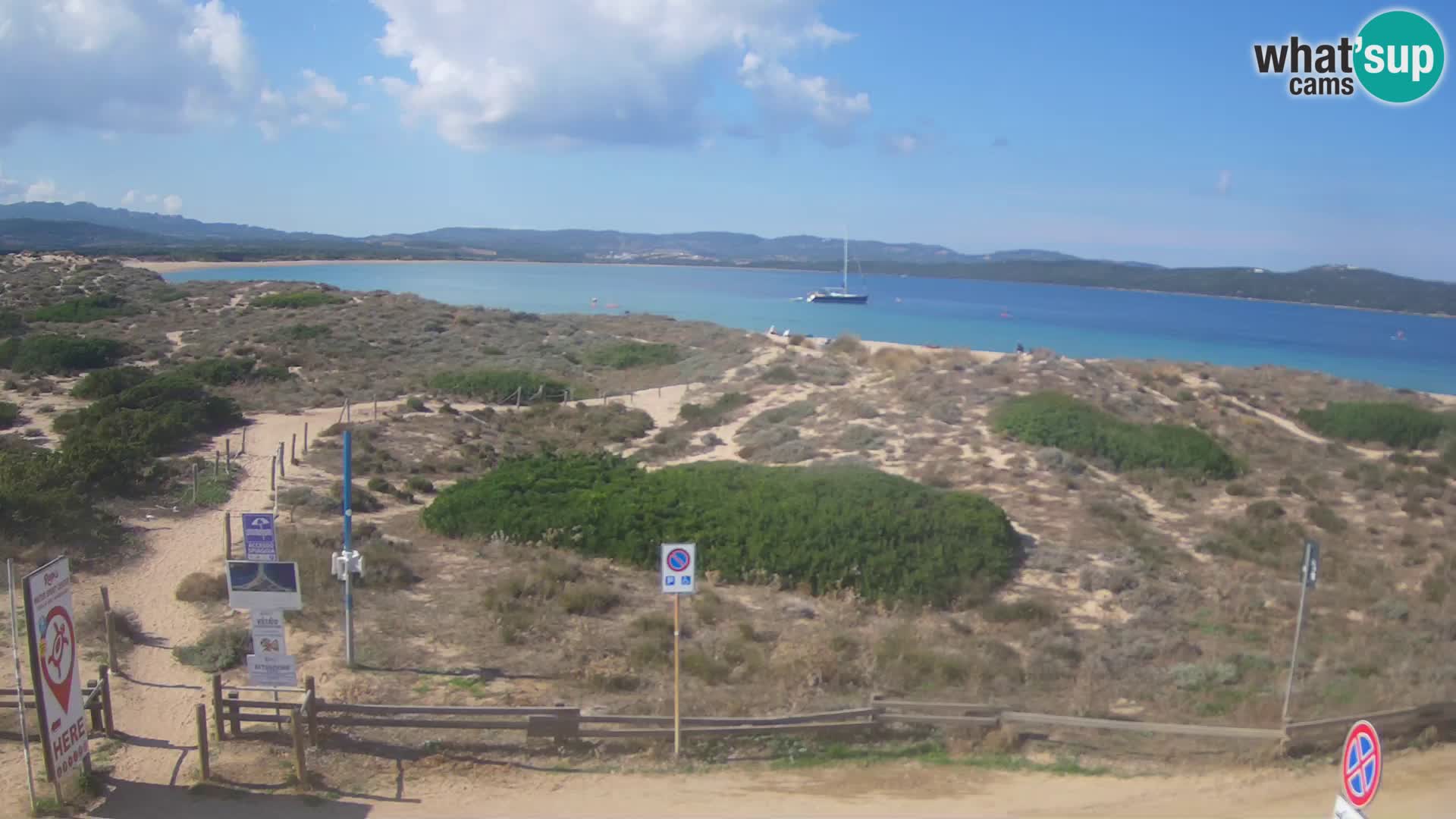 Spletna kamera plaža Porto Pollo – Rupi’s