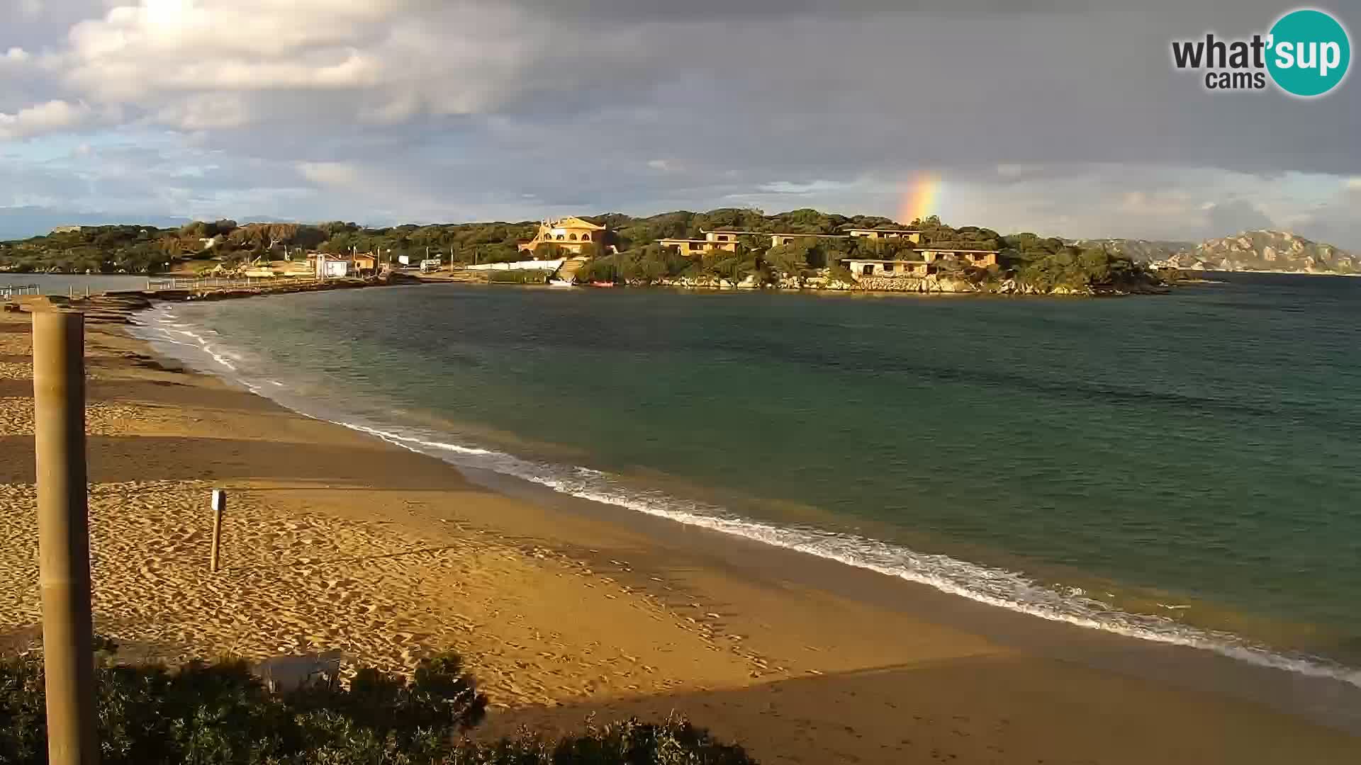 Spletna kamera plaža Porto Pollo – Rupi’s