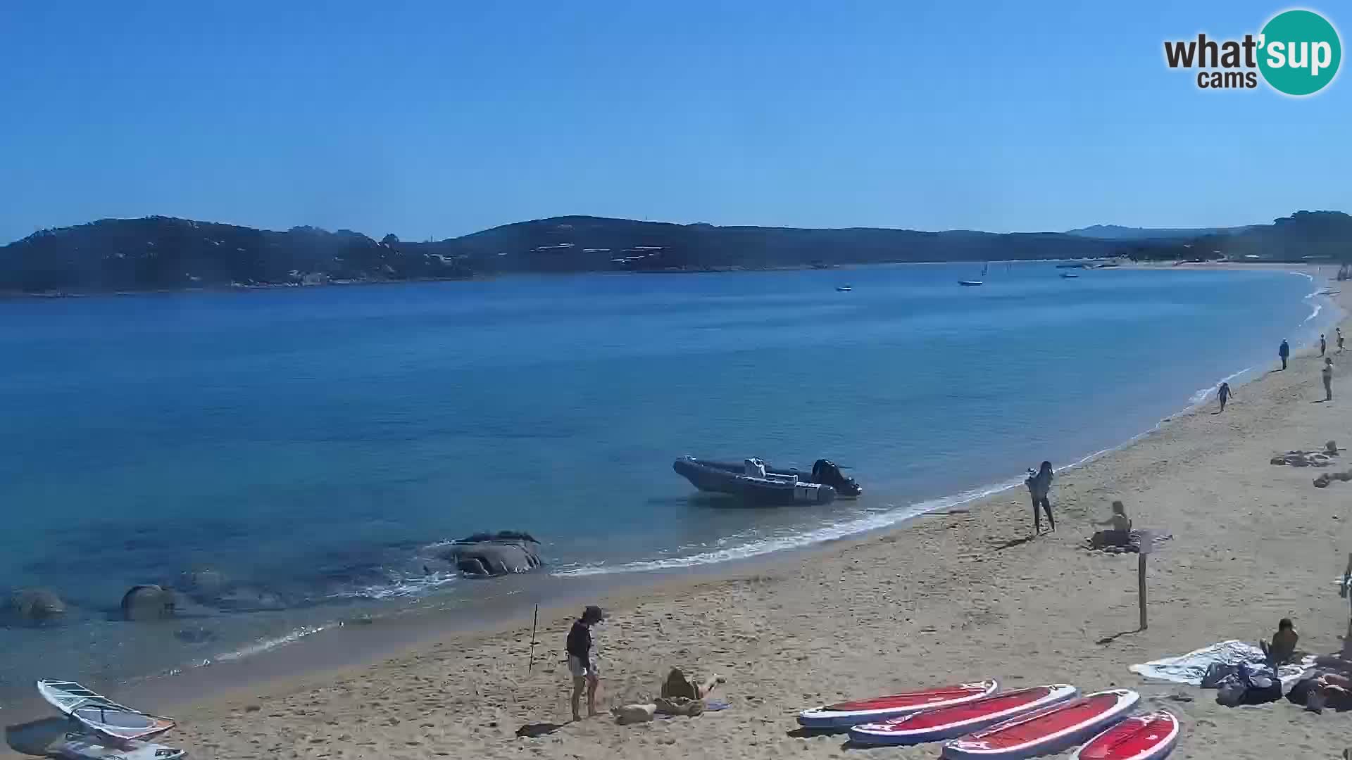 Spletna kamera plaža Porto Pollo – Rupi’s