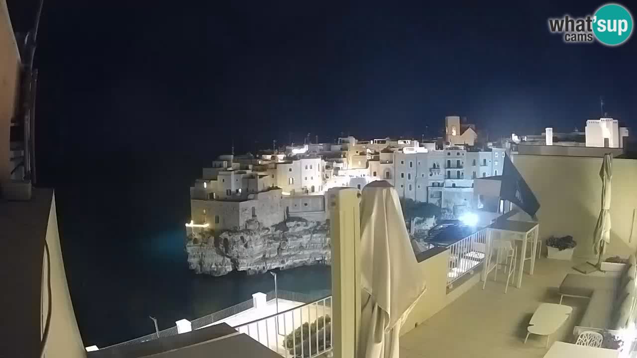 Spletna kamera Polignano – Pogled iz Malù b&b