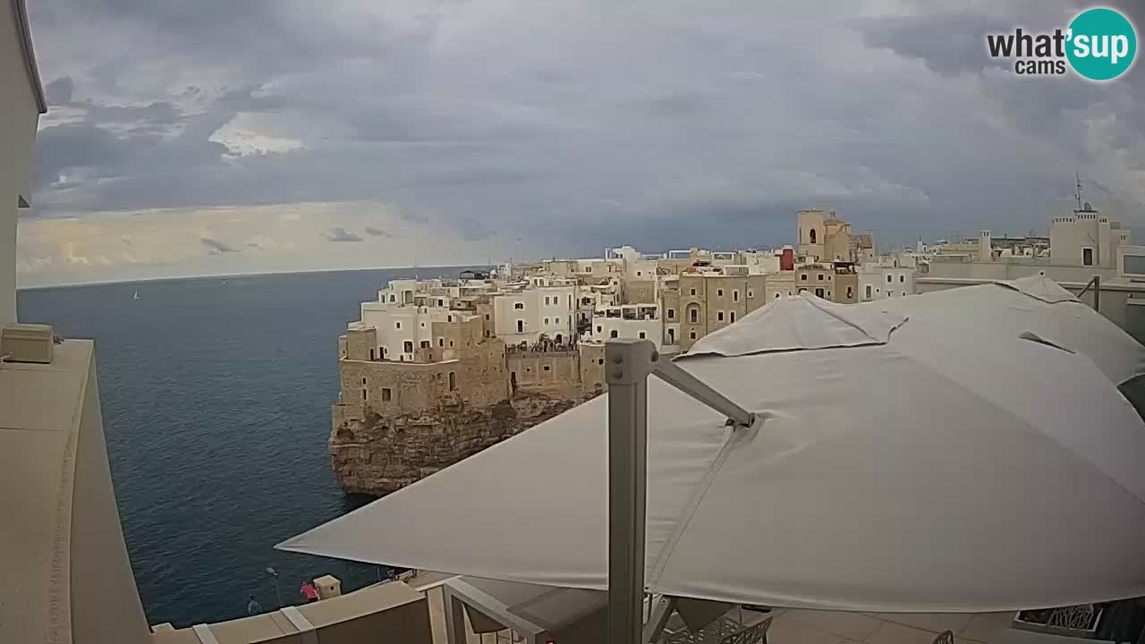 Spletna kamera Polignano – Pogled iz Malù b&b