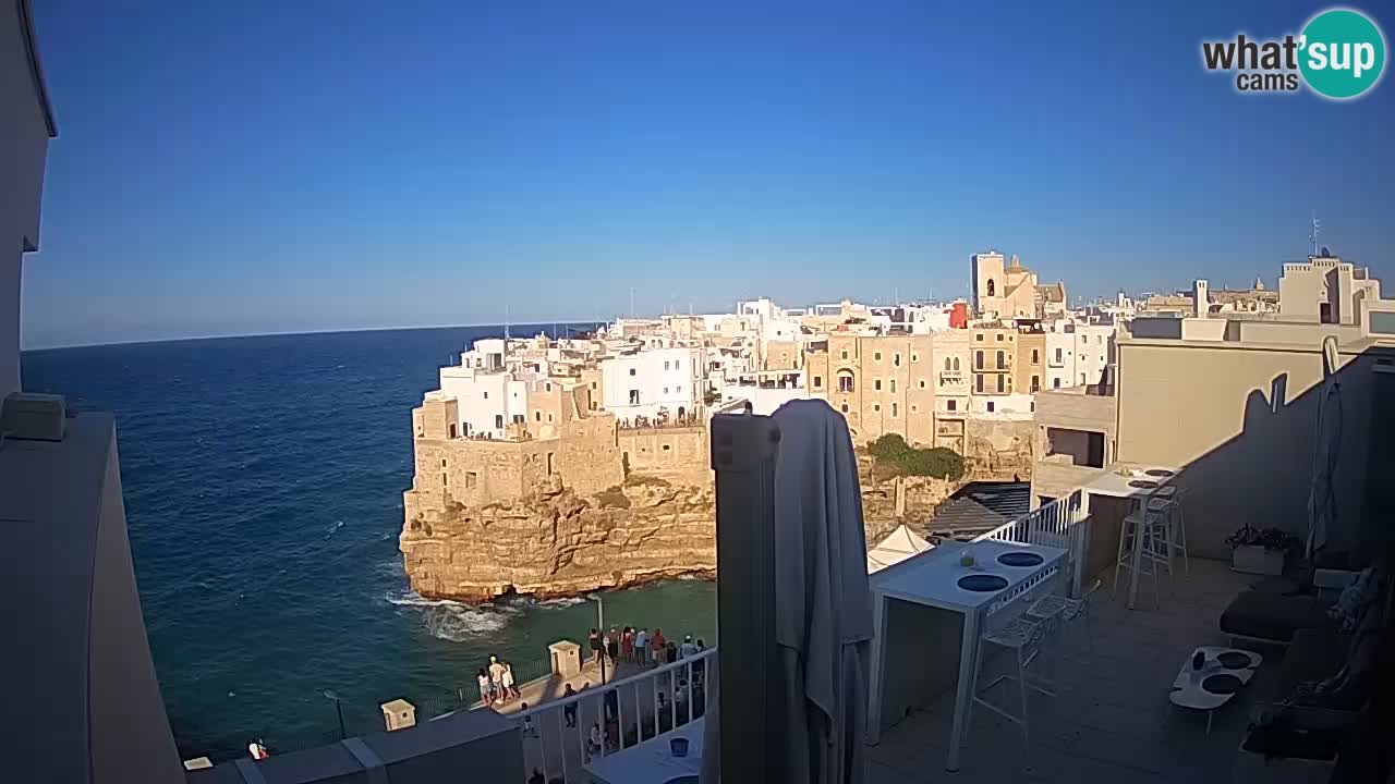 Webcam Polignano – Panorama von Malù b&b